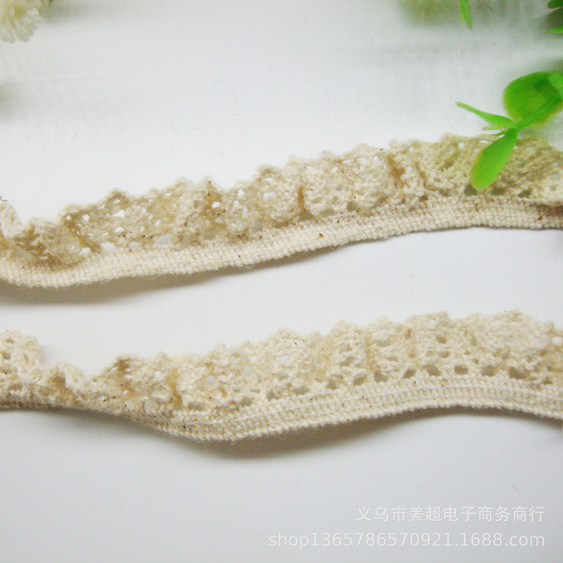 棉线花边1.6厘米细线弹力花边广泛用于袜子花边童袜弹力花边