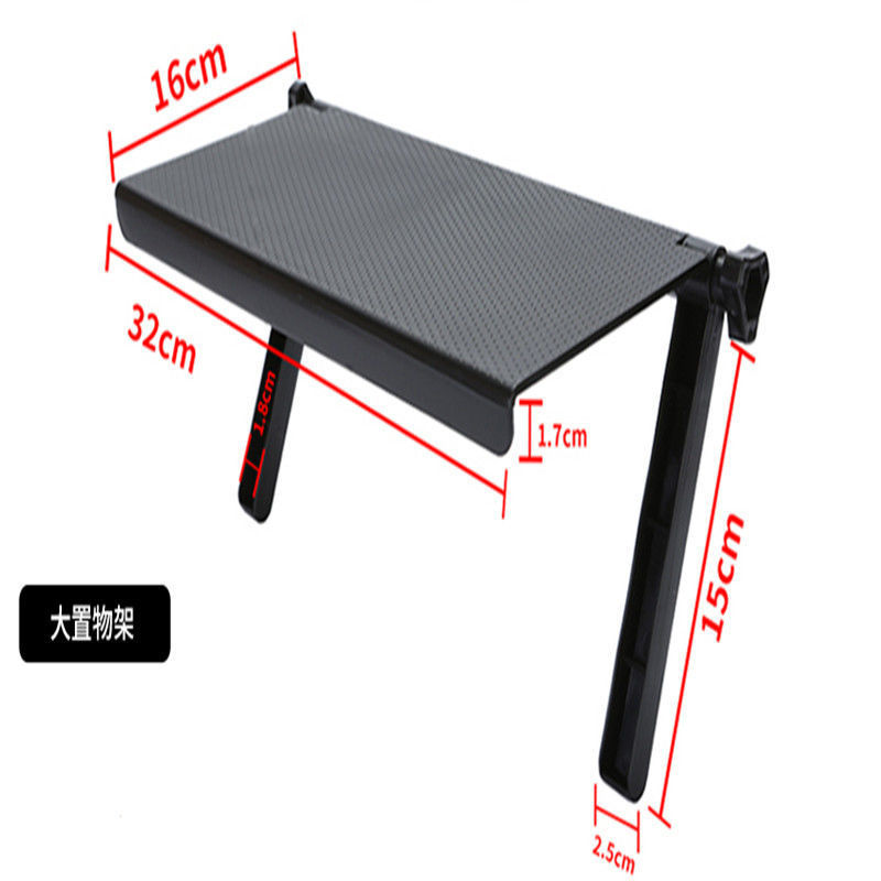 电脑电视屏幕置物显示器置物架无线路由器机顶盒架子办公桌收纳架