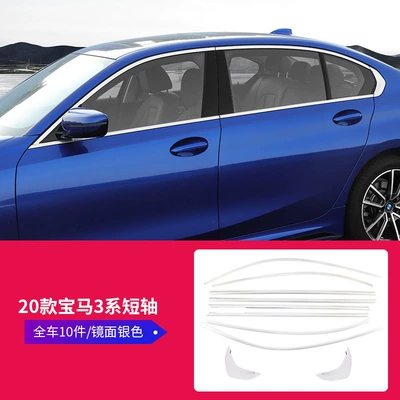 3 Series modified Black Samurai | Şüşə kənarı xromları/moldingləri - 20-22-3-series-short-axle-silver-window-trim