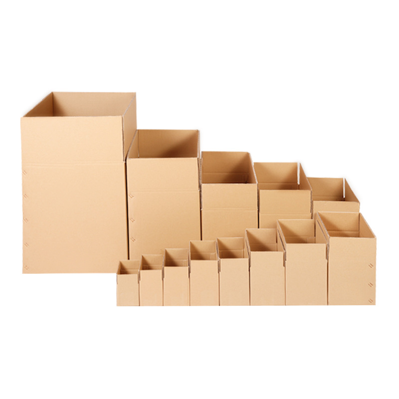 Spot No. 1-13 Embalaje Cartón postal Caja de embalaje exprés Caja cuadrada de medio alto Caja de papel Caja de mudanza al por mayor