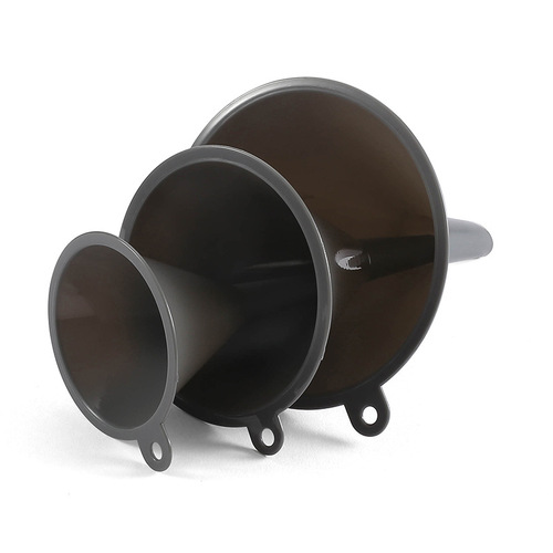 Home Kitchen Triangular Separating Funnel PP Plastic Multi-Size Auxiliary Separation Set Filtering Wine Oil Separator