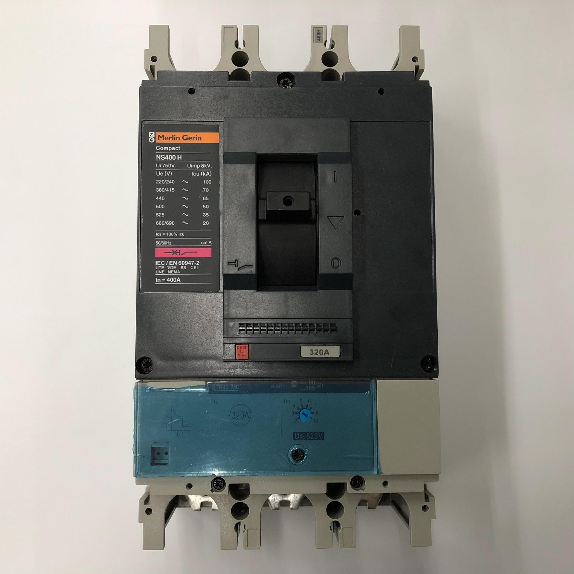 原装正品NS400H 3P 320A梅兰日兰空气开关塑壳式断路器