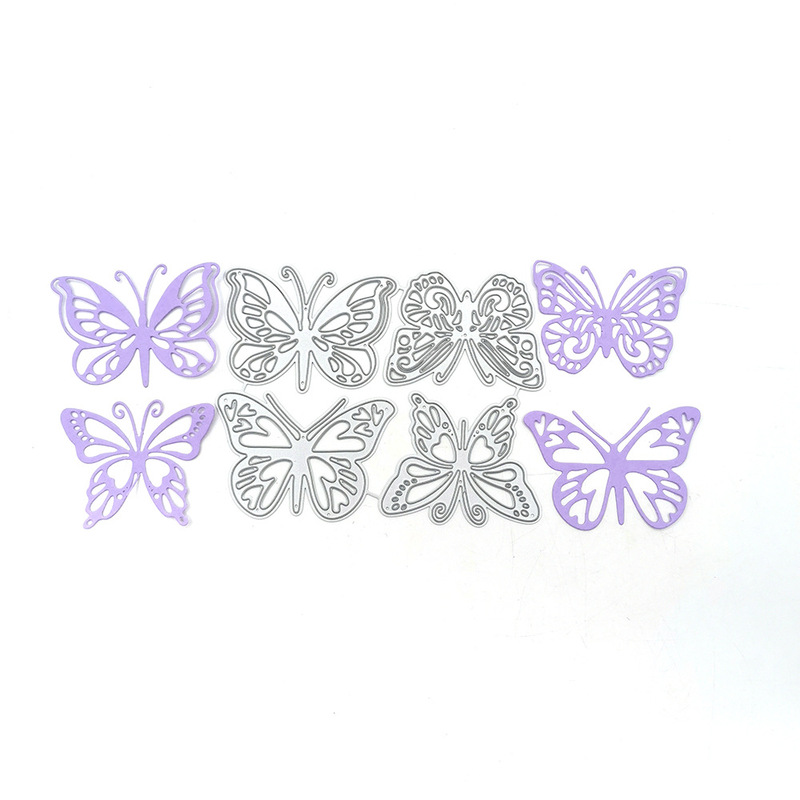 scrapbooking DIY cutting knife die carbon steel knife die embossing knife die template 4X Butterfly set