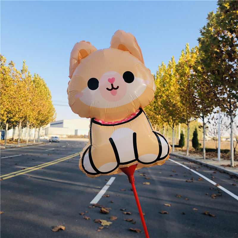 中托黄狗带杆