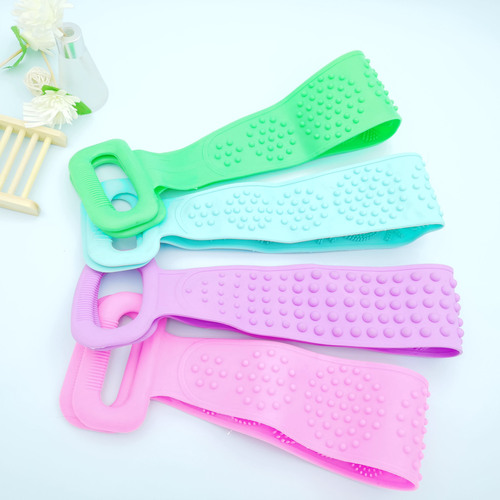 Silicone bath towel for men and women, back rub, plaster strip, back rub, bath brush