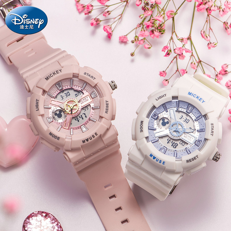 Disney watch female student sports trend anti-Junior High School cute girl unicorn high school student electronic watch