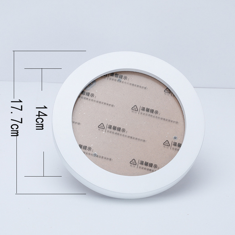 Bordado DIY estilo europeo simple redondo Marco de Fotos decoración cuadrada 6 pulgadas 8 pulgadas moderno montado en la pared marco de fotos decoración mesa