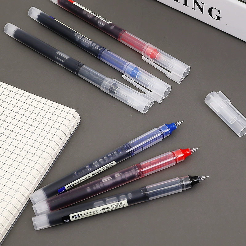 Rollerball Teaching Pen, Quick-Dry Capacious Ink, 0.5 mm, Multi-Color for Elementary Students