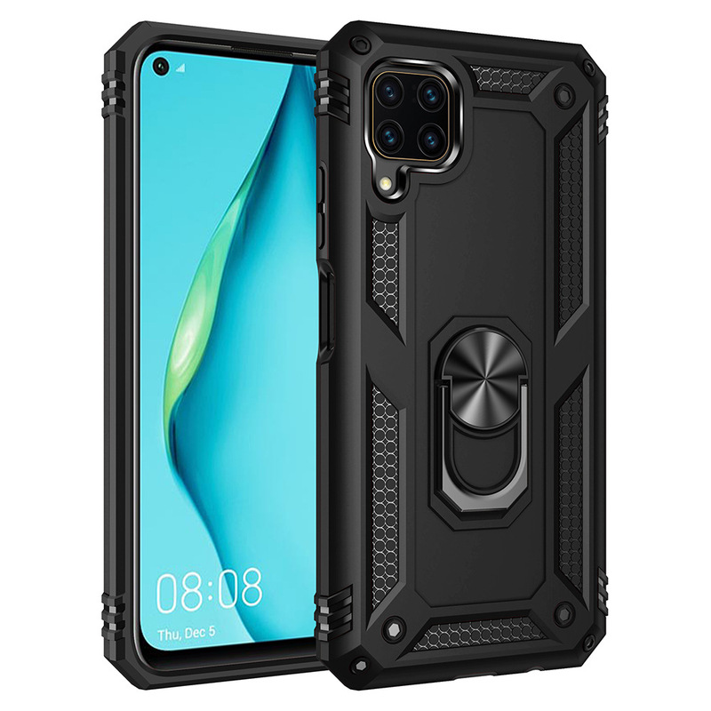 Suitable for Huawei P40Lite/Nova6Se/7I Sergeant Anti-Fall Bracket Armor Phone Case Anti-Slip Magnetic Suction