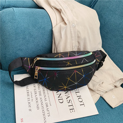 Fashion Women's Handbag New Korean Style Personality Laser Waist Bag Multi-functional Ladies Crossbody Bag Sports Mobile Phone Bag for Women