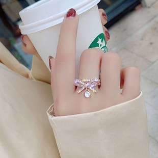 �߼���΢��ʯ�����Y��ָŮ�r�Ђ��� ins���W�t���{���_��ʳָ��