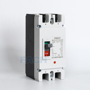 250A air switch plastic case circuit breaker HCM1-250/2300 molded case air Switch 2p/230V