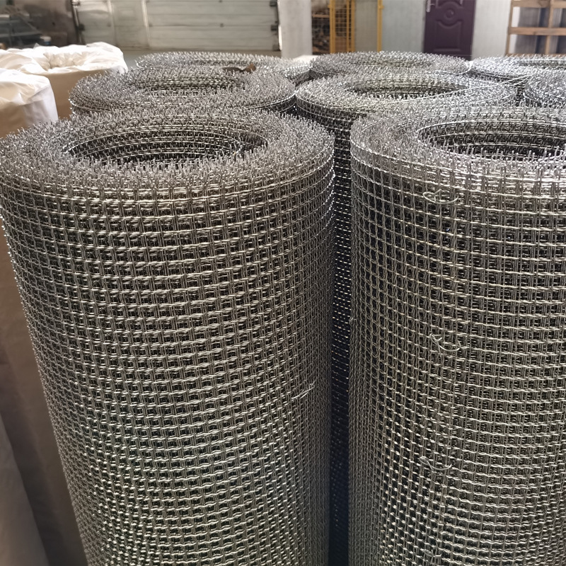 锰钢不锈钢重型轧花网304不锈钢矿筛网矿山锰钢振动焊接金属筛网