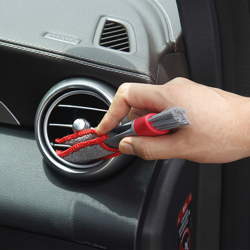 Car air conditioning outlet cleaning brush car small brush soft bristle cleaning dust removal car dust sweeping tool brush