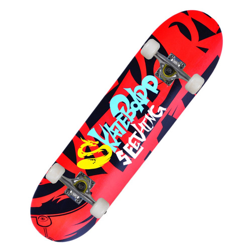 31-inch professional adult street maple four-wheel beginner children double kicktail concave skateboard