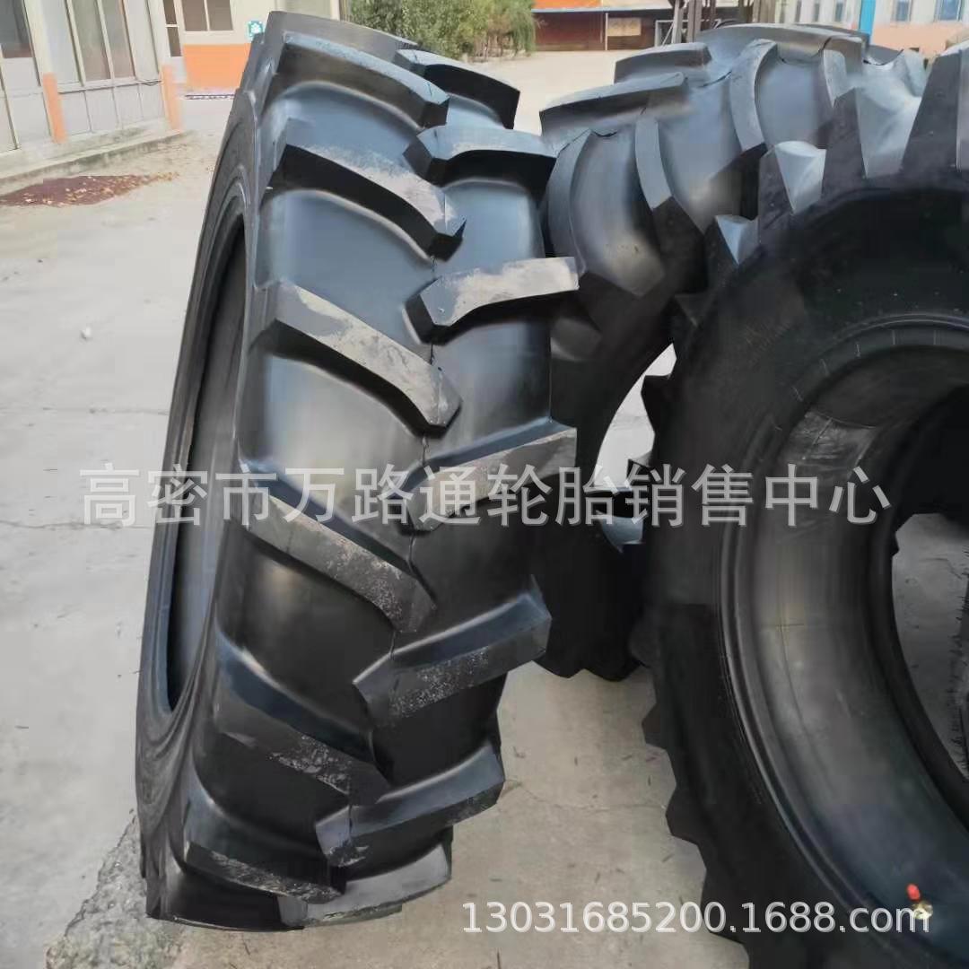 农用拖拉机16.9-30 34 38r-1s人字加宽加密平地花收割机轮胎