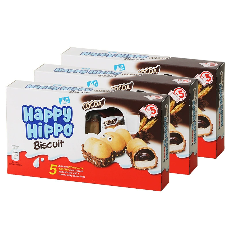 Печенье (Happy Hippo) 103,5 г, вафля с какао для детей