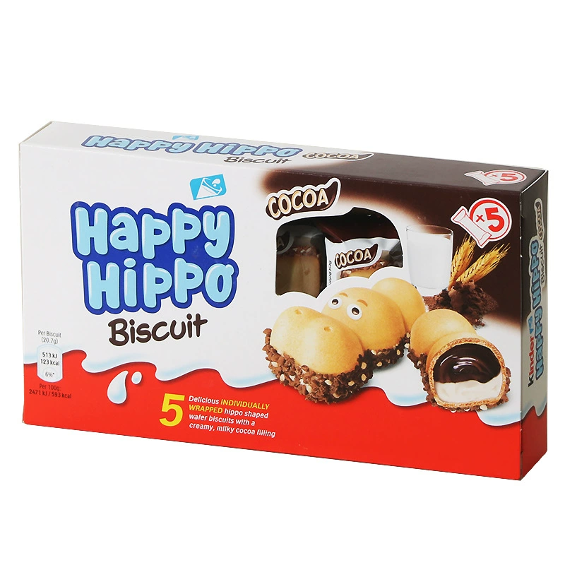 Печенье (Happy Hippo) 103,5 г, вафля с какао для детей