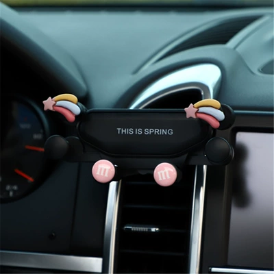 car air outlet gravity mobile | Car phone holder - rainbow