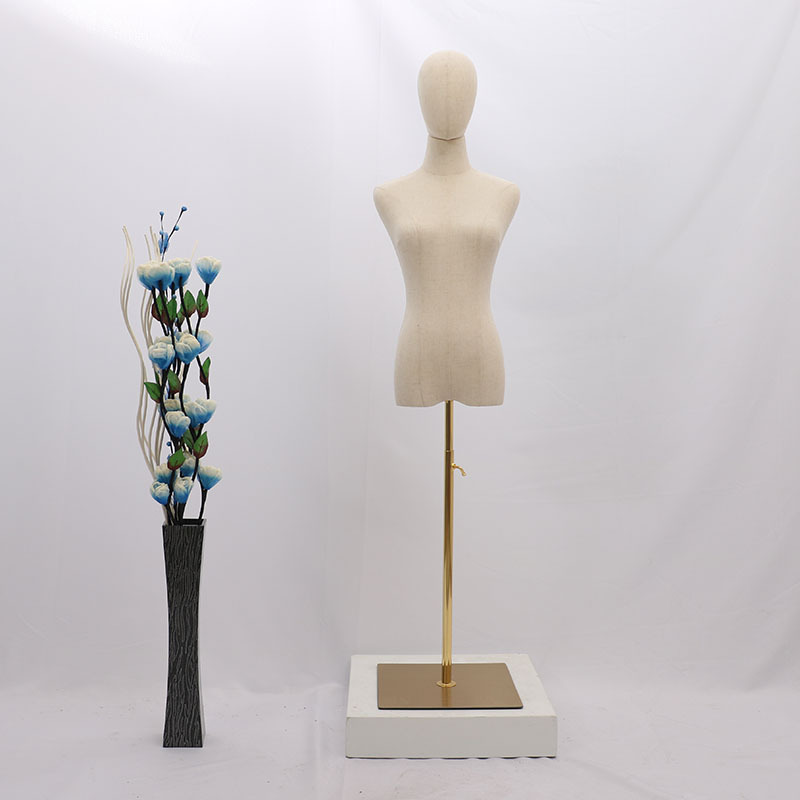 Maniquí de escaparate para tienda de ropa, maniquí femenino de medio cuerpo, maniquí de exhibición, maniquí de enseñanza, maniquí femenino para ropa, modelo de busto pequeño.