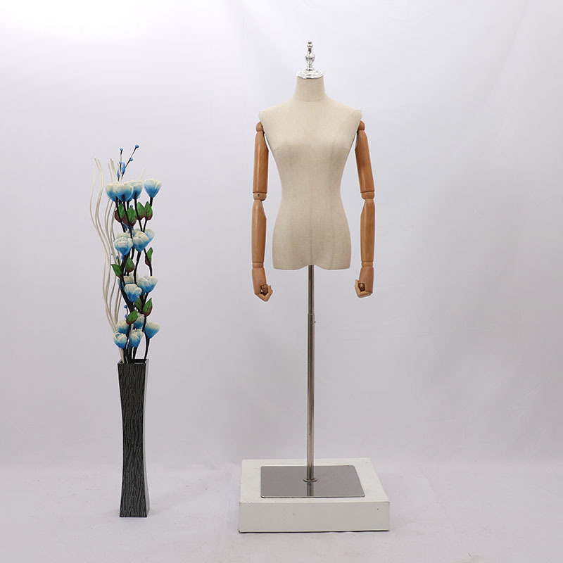 Maniquí de escaparate para tienda de ropa, maniquí femenino de medio cuerpo, maniquí de exhibición, maniquí de enseñanza, maniquí femenino para ropa, modelo de busto pequeño.