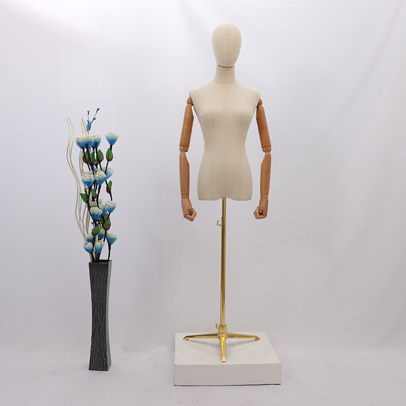 Maniquí de escaparate para tienda de ropa, maniquí femenino de medio cuerpo, maniquí de exhibición, maniquí de enseñanza, maniquí femenino para ropa, modelo de busto pequeño.
