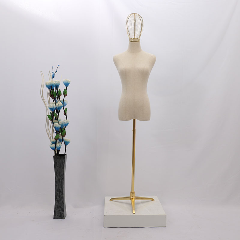 Maniquí de escaparate para tienda de ropa, maniquí femenino de medio cuerpo, maniquí de exhibición, maniquí de enseñanza, maniquí femenino para ropa, modelo de busto pequeño.