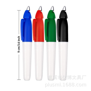 Spot Golf Special Mark Marker Pen, Triangle Metal Ring Ren, Iron Hook Mini Mark Pen