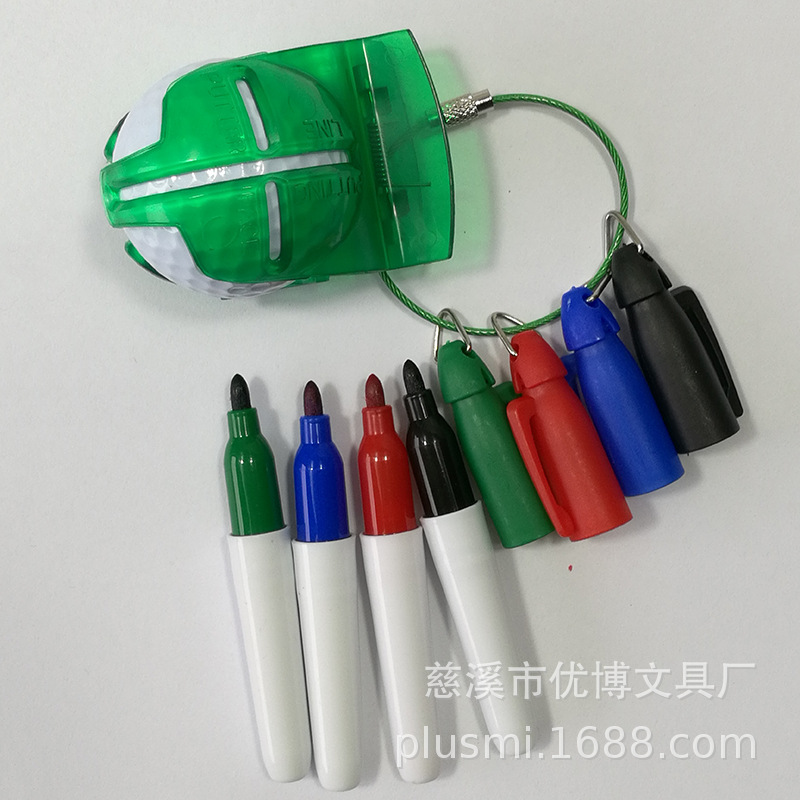 Cixi mini triángulo de hierro gancho marcador de color redondo cabeza pluma cordón emergencia protección contra incendios pluma personal médico