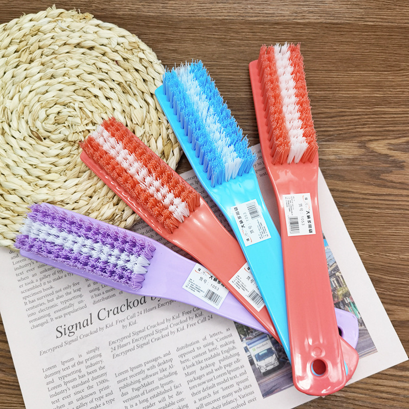 Jiayi 1053 Enlarged Long Handle Multi-Purpose Shoe Brush Daily Necessities Two Yuan Multi-Yuan Store Plastic Cleaning Multi-Purpose Brush