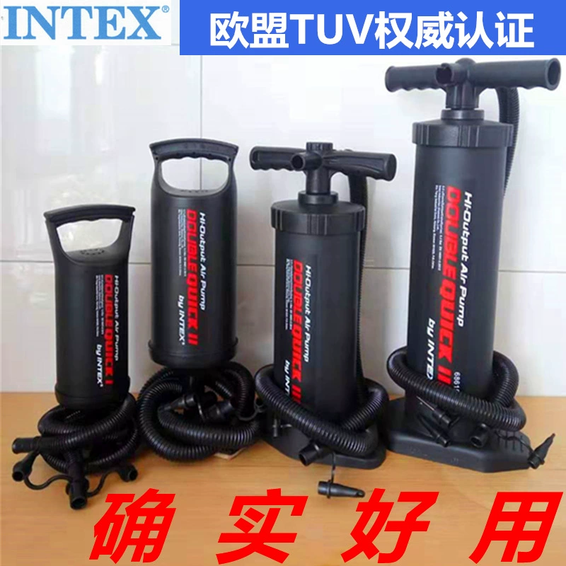 INTEX Sofa, mattress, handheld air pump, travel tent, swimming ring