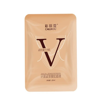 V‑lift facial tension mask, lifting & firming gel for V‑shaped face, single or 5‑pack disposable