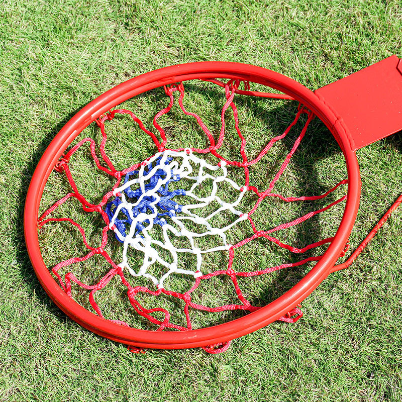 Aro de baloncesto doble reforzado con resorte, aro colgante 16mm, uso recreativo o escolar