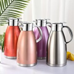 Stainless steel thermos flask, large-capacity household double-layer Roman kettle, hotel vacuum kettle, water boiler