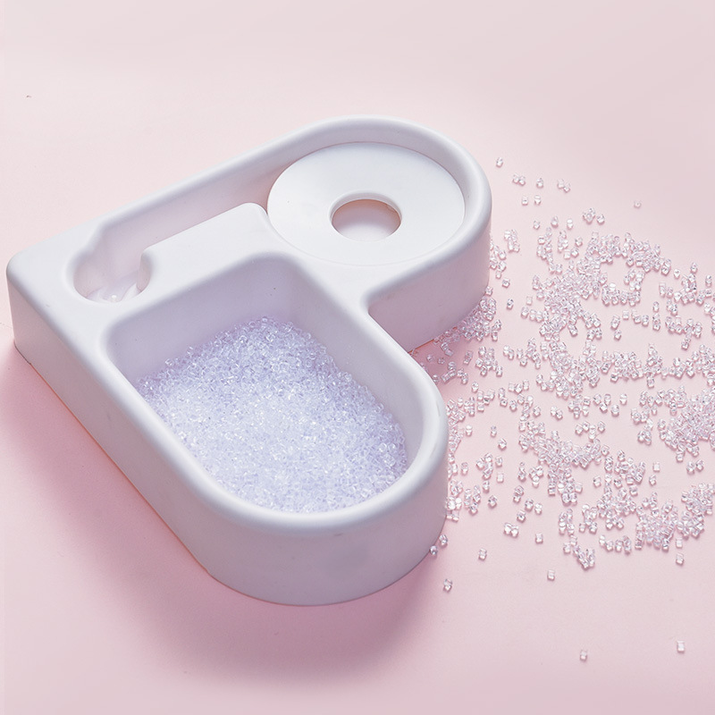 Fábrica en stock agua potable Love Bowl de doble uso a prueba de humedad tazón de gato multifuncional automático de agua potable esquina de la pared Pet Bowl