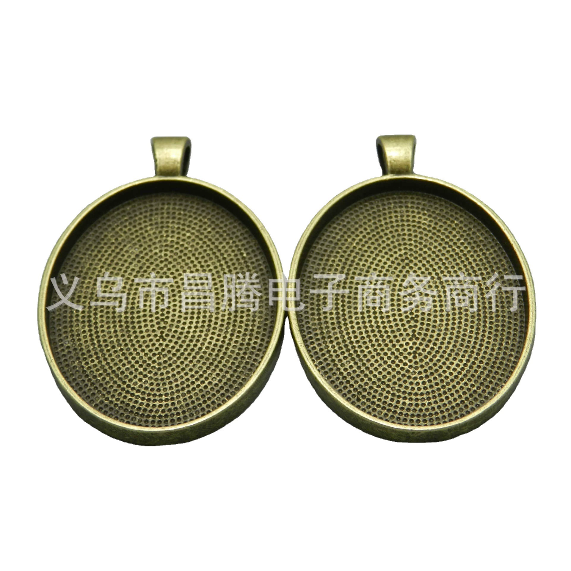 Сохраняющий цвет внутренний 30*40 мм Овальный стеклянный кулон Нижняя опора DIY ювелирные аксессуары материал ручной работы сплав основа