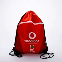 Фабрика оптовой марафон событие рюкзак сумка печатание цвета рекламы мешок Drawstring полиэфира Мешок Drawstring напечатанный логос