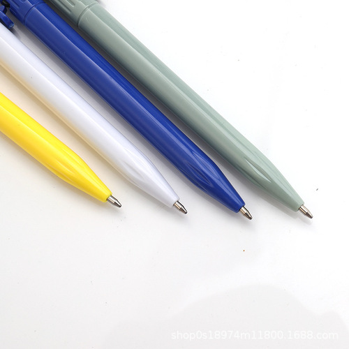 202 Simple Action Ballpoint Pen for Business Office, Advertising Pen Gift Pen Atom Pen Oil Pen Factory Wholesale