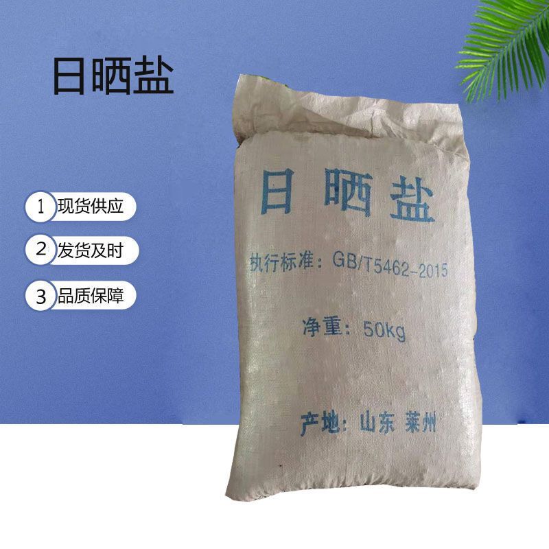 Sun-Dried Large Capsules Salt Sodium Chloride Industrial Salt Large Capsules Salt Pickling Boiler Water Treatment Coarse Salt Sun-Dried Salt
