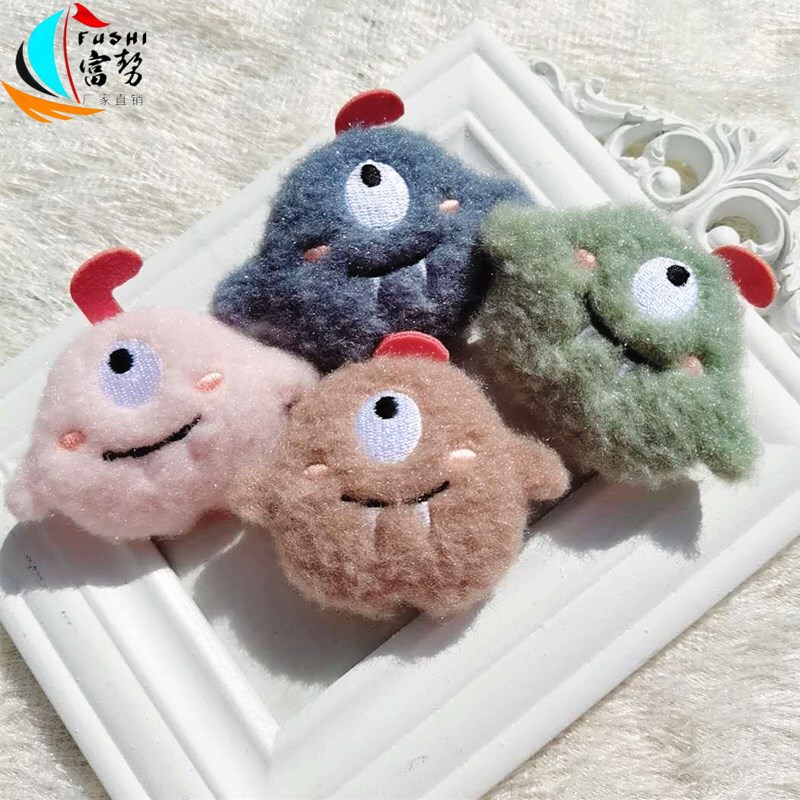 Japanese Style New Cute Plush Doll Brooch Accessories Ugly Little Monster Pin Student Accessories Popular