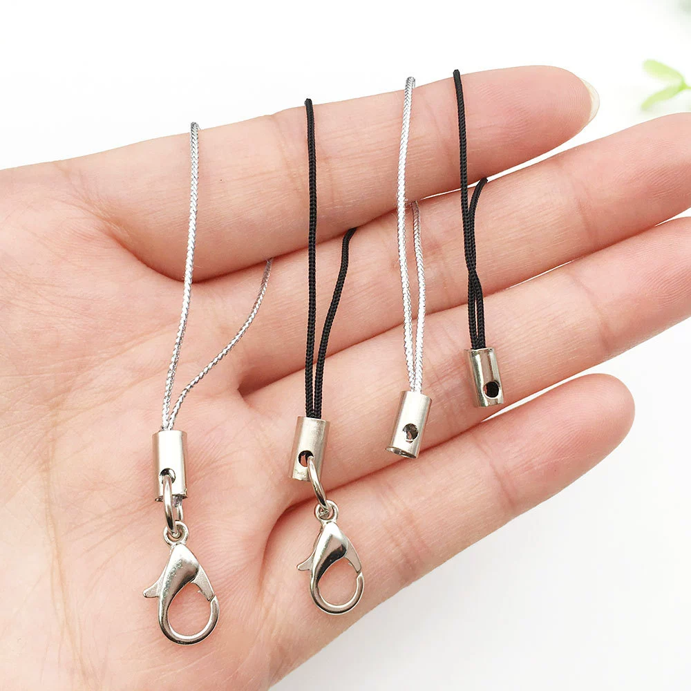 100 шнуров/аромаров пряжка для мобильного телефона шнур diy ювелирные аксессуары шнур шнур ремешок материал ювелирные изделия с золотом E18