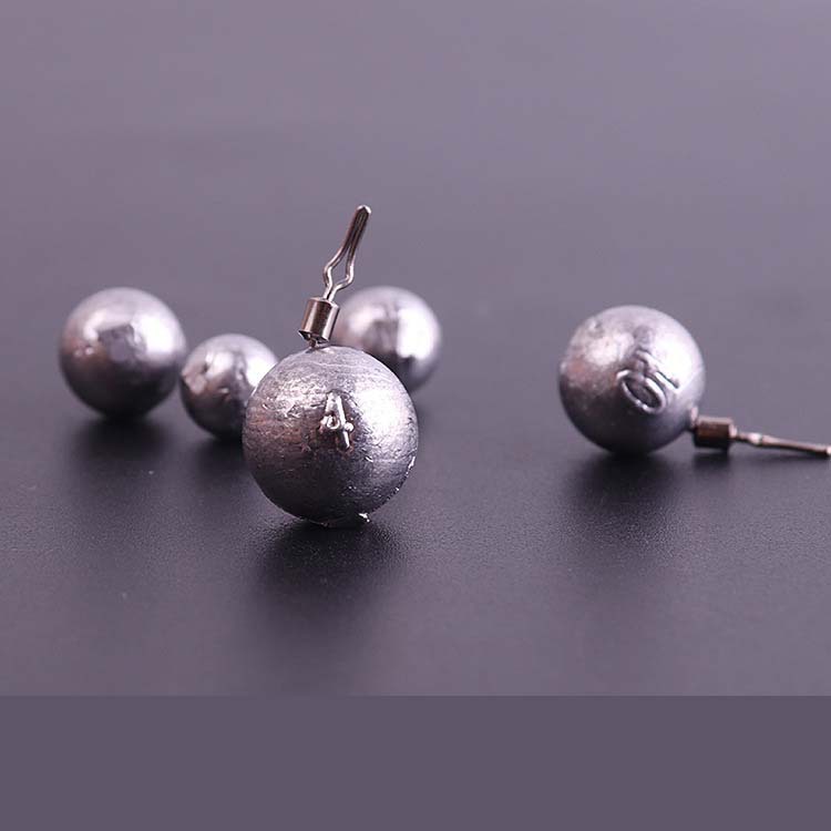 Lu Ya pour accesorios de pesca de plomo de pesca accesorios de equipo de pesca de plomo inferior anti-Colgante Grupo DE PESCA DE Texas forma de gota de agua cilíndrica redonda