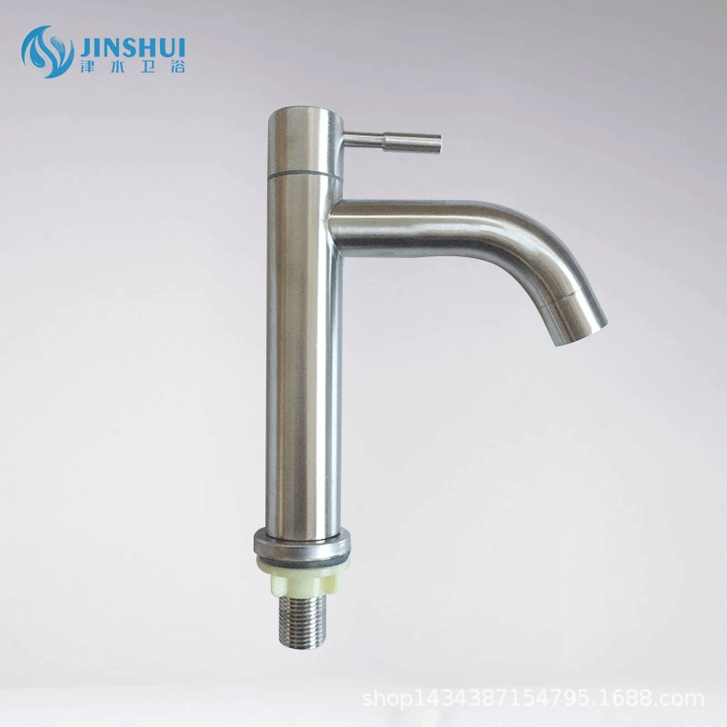 Завод Оптовая 304 один холодный бассейна кран из нержавеющей стали ванной комнаты шкафа кран один холодный бассейна кран