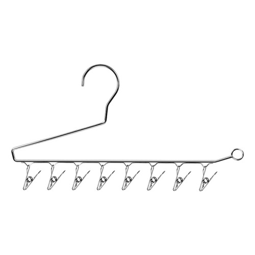 Z-shaped trouser rack clothes drying rack indoor drying rack stainless steel clothes drying rack sock clip multifunctional clothes hanger with clip wholesale