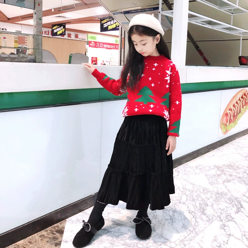 Юбка велюровая демисезонная длинная, 2020, длина миди