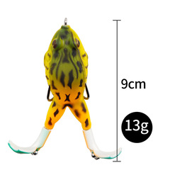 Shark Lure | 9cm, 13g, 8-Color Rotating Legs, Floating Bionic Bait for Outdoor Fishing, Lure-Type Tractor Fishy Lure