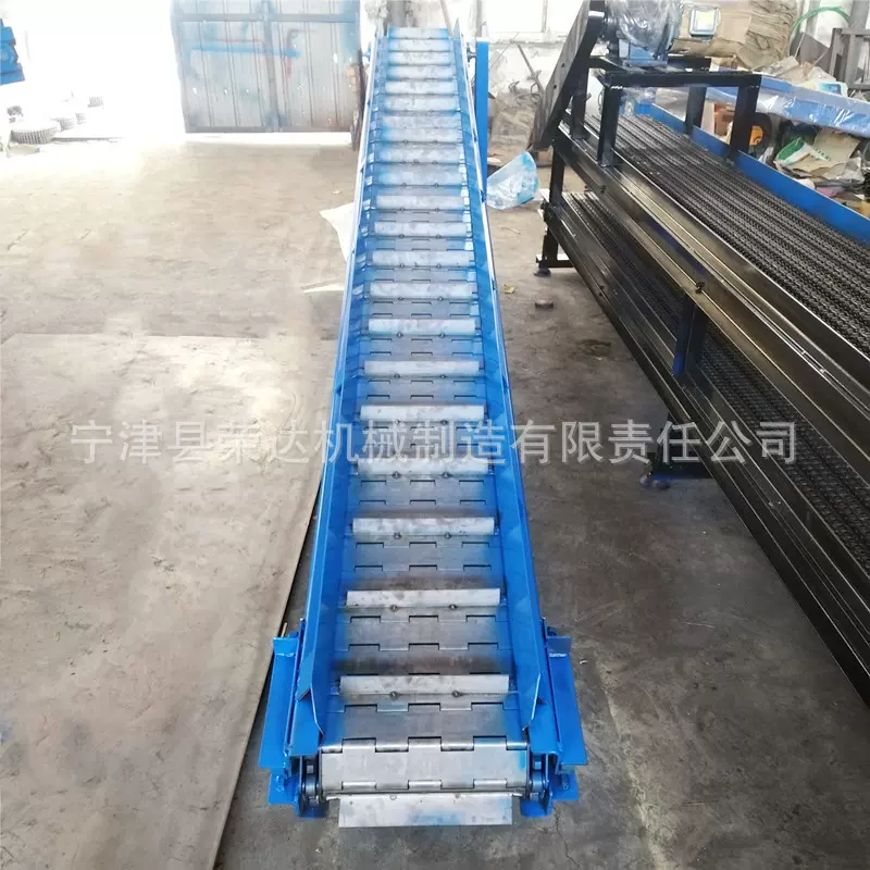厂家供应冲孔输送带 链板输送线 不锈钢网链输送机 链板式输送机