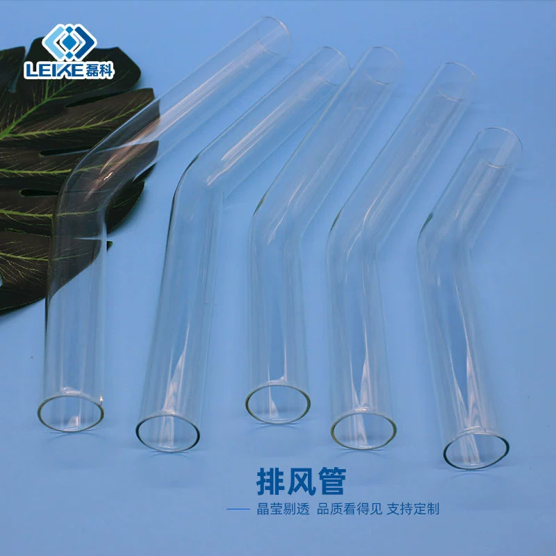 Стеклянный выхлопной канал, стеклянная трубка для промышленных текстильных машин, аксессуары для вращающихся машин, выхлопной канал доступен на складе