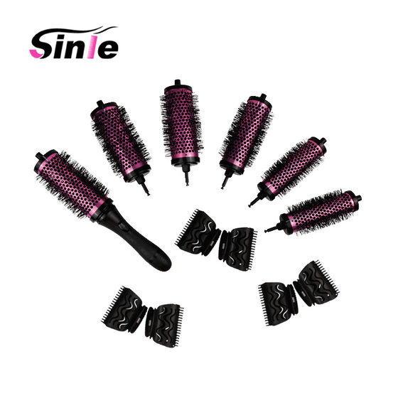 6 pieces of aluminum copper comb women's set cross-border oil head shape curly hair comb hair comb head scalp massage comb