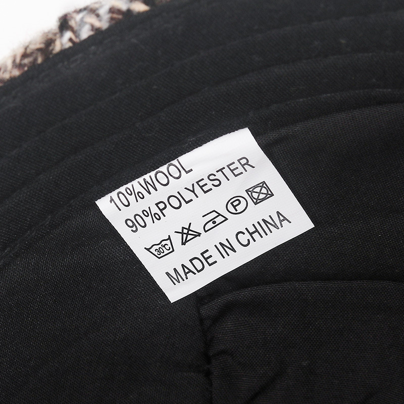 Autumn winter men's women's wool woolen red plaid duckbill fashionable British forward hats, casual and warm berets_voghion.com